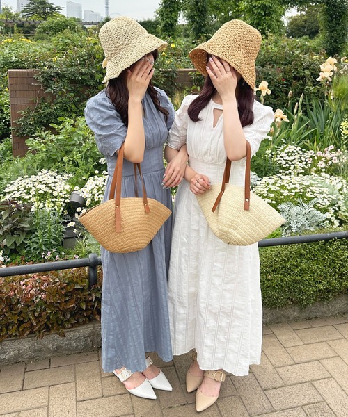 apres jour(アプレジュール)の「ストローバッグ【ZOZOTOWN限定アイテム】(かごバッグ・レディース・ブラウン系その他/ベージュ系その他・FREE)」の5枚目の写真