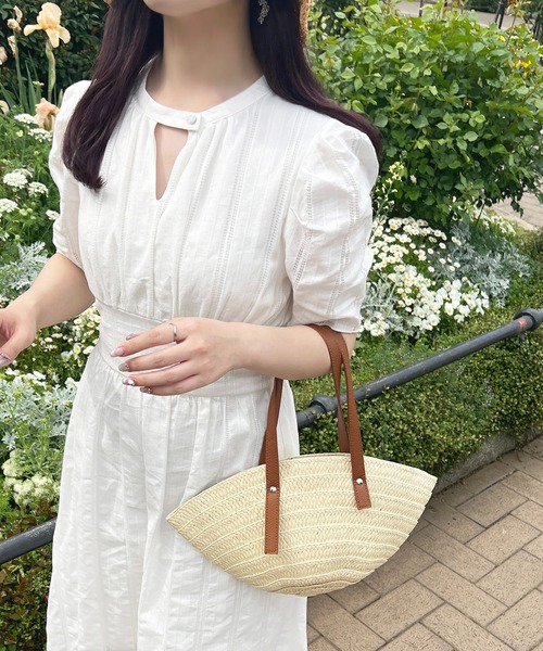 apres jour(アプレジュール)の「ストローバッグ【ZOZOTOWN限定アイテム】(かごバッグ・レディース・ブラウン系その他/ベージュ系その他・FREE)」の7枚目の写真