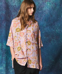 MAISON SPECIAL（メゾンスペシャル）の「《UNISEX》【Italian Dead Stock Fabric】Prime-Over Short Sleeve Open Collar Shirt/プライムオーバーショートスリーブオープンカラーシャツ【MAISON SPECIAL/メゾンスペシャル】（シャツ/ブラウス・メンズ）」