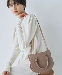 PAUL & JOE ACCESSOIRES (ポール＆ジョーアクセソワ)ネコ型2WAYハンドバッグ ショルダーバッグ PJA-B1101 CAT FACE BAG