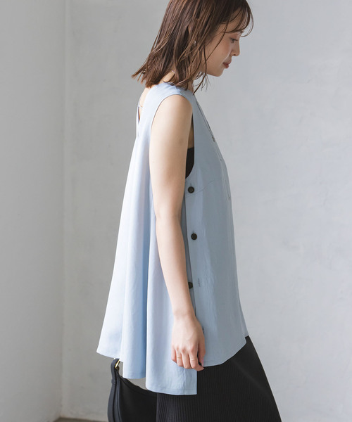 シシクイ　タンクトップ　holed north / BLACK シシクイ タンクトップ holed north / BLACK（Goods – SHISHIKUI）