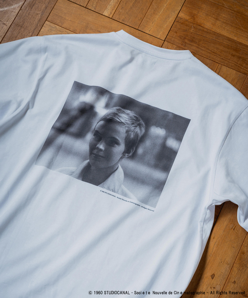 EDIFICE（エディフィス）の「Jean-Luc Godard LE CINEMA Tシャツ（Tシャツ/カットソー・メンズ・ホワイト系その他/ホワイト×ホワイト/ホワイト・LARGE/MEDIUM）」の20枚目の写真