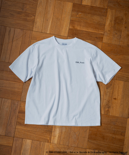 EDIFICE（エディフィス）の「Jean-Luc Godard LE CINEMA Tシャツ（Tシャツ/カットソー・メンズ・ホワイト系その他/ホワイト×ホワイト/ホワイト・LARGE/MEDIUM）」の21枚目の写真