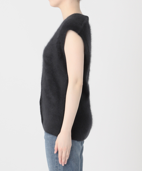 plage（プラージュ）の「Fur ベスト（ニット/セーター・レディース・ブラック/アイボリー・FREE）」の20枚目の写真