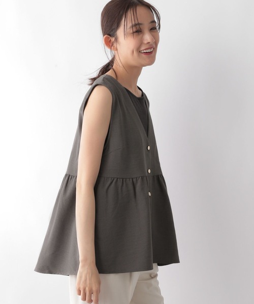 【たかまさページ】 楽天市場】【SALE／40%OFF】ペプラムベスト/128759 GLOBAL WORK