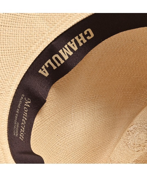 45R（フォーティファイブアール）の「CHAMULA パナマハット（大）（ハット・レディース・ブラック/ナチュラル・FREE）」の9枚目の写真