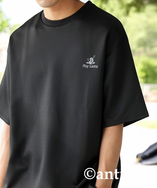 antiqua（アンティカ）の「ストレッチロゴTシャツ（Tシャツ/カットソー・レディース・ホワイト/ブラック・R/P）」の21枚目の写真