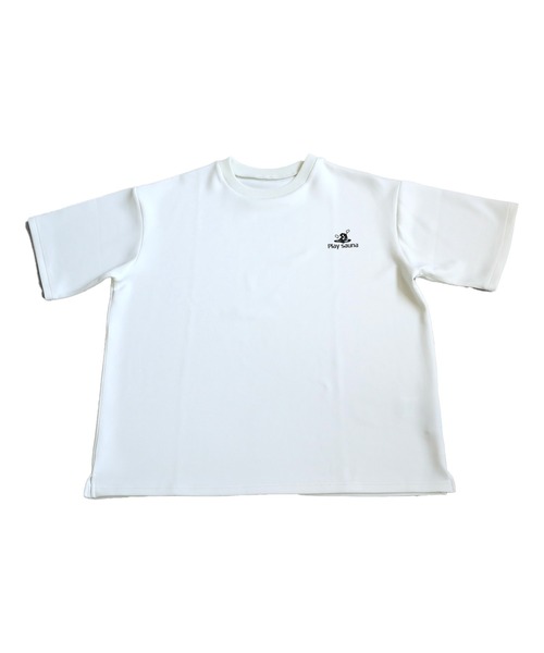 antiqua（アンティカ）の「ストレッチロゴTシャツ（Tシャツ/カットソー・レディース・ホワイト/ブラック・R/P）」の4枚目の写真