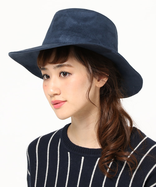Ray BEAMS（レイビームス）の「Ray BEAMS / フェイク スエード ハット（ハット・レディース・ブラウン系その他/オリーブ/ネイビー・ONE SIZE）」の10枚目の写真