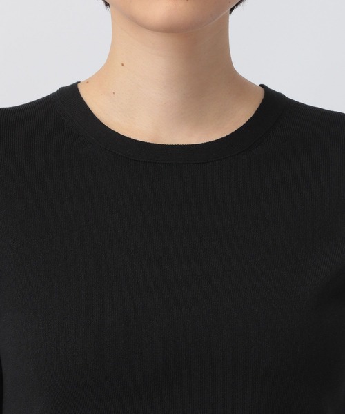 A part by（アパートバイ）の「FROZZEEニットTシャツ（Tシャツ/カットソー・レディース・グリーン/ベージュ/ブラック/アイボリー・FREE）」の21枚目の写真