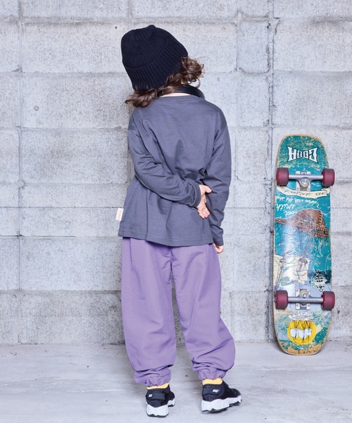 Life Support Products（ライフサポートプロダクツ）の「【防汚加工】プリントロンT（Tシャツ/カットソー・キッズ・ライトブラウン/グリーン/チャコール/オフホワイト/マスタード/ターコイズブルー・100/90/80/95/110/150/140/130/120）」の16枚目の写真