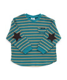 BREEZE | 【WEB限定】スターパッチワッフルロンT(Tシャツ/カットソー)