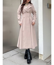 MERCURYDUO | フィットアンドフレアロングウールコート(その他アウター)