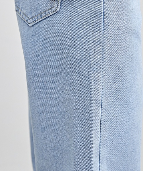 Lace Ladies(レースレディース)の「ハイウエスト ストレート セミワイド デニム パンツ(デニムパンツ・レディース・ブラック/ブルー・XS/S/M/L/XL)」の18枚目の写真