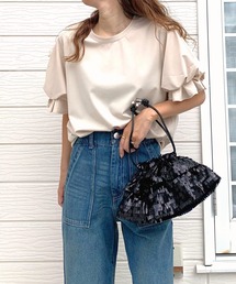 Q | パフスリーブトップス(Tシャツ/カットソー)