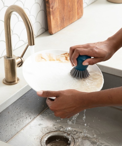 entre square(アントレスクエアー)の「full circle/CLEAN OCEAN パームブラシ ティール(掃除グッズ・レディース・ブルー・ONE SIZE)」の4枚目の写真