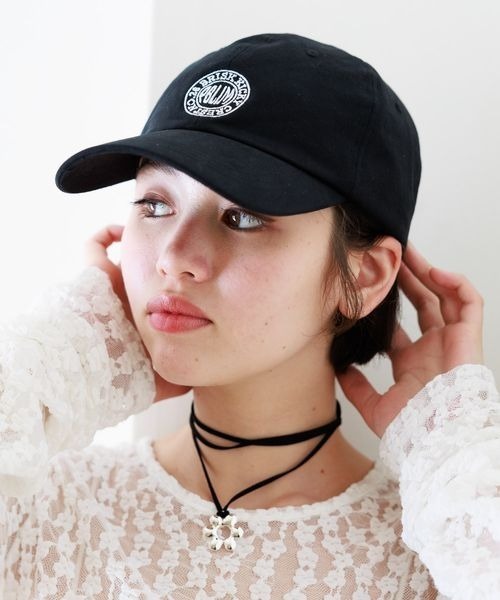 PBLIM(ページボーイリム)の「PBLIM/サークルロゴキャップ(キャップ・レディース・ベージュ/ブラック・FREE)」の2枚目の写真