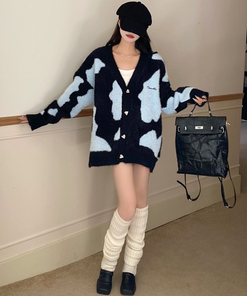 DIAVEL（ディアベル）の「V ネックニットカーディガン（カーディガン