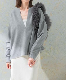 URBAN RESEARCH ROSSO WOMEN | ラメVネックプルオーバー(Tシャツ/カットソー)