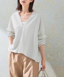 URBAN RESEARCH ROSSO WOMEN | ラメVネックプルオーバー(Tシャツ/カットソー)