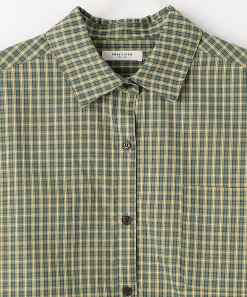 FREAK'S STORE（フリークスストア）の「袖リボン チェックシャツ（シャツ/ブラウス・レディース・ブラウン/グリーン・ﾌﾘ-）」の22枚目の写真