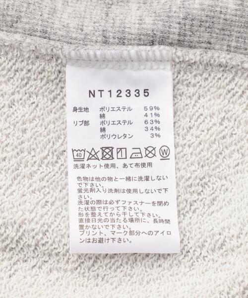 THE NORTH FACE(ザノースフェイス)の「THE NORTH FACE (ザ・ノース・フェイス)スクエアロゴフルジップ NT12335【2026年春夏入荷モデル】(パーカー・メンズ・グレー/ブラック/グレー系その他6・M/L/XL)」の12枚目の写真