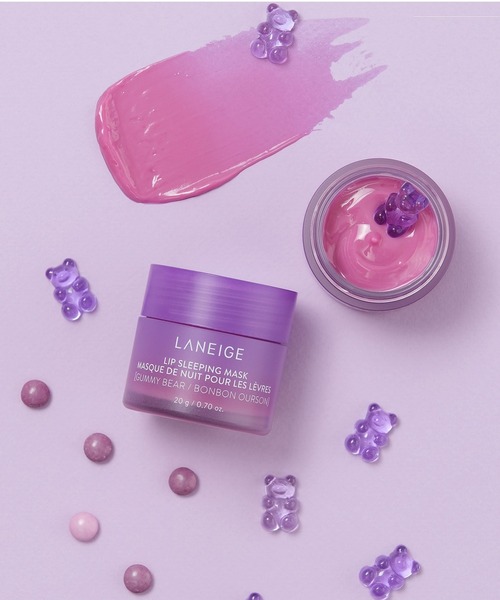 LANEIGE(ラネージュ)の「リップスリーピングマスク(リップクリーム・レディース・バニラ/ベリー/グレープフルーツ/グミベア/スイートキャンディ/ピーチアイスティー・FREE)」の6枚目の写真