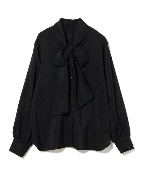 Ray BEAMS（レイビームス）の「カット ドビー ボウタイ ブラウス（シャツ/ブラウス・レディース・ホワイト/ブラック・ONE SIZE）」の17枚目の写真