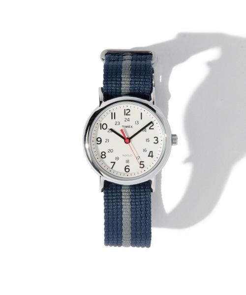 TIMEX(タイメックス)の「TIMEX / WEEKENDER 2BAND SET SPECIAL(アナログ腕時計・メンズ・ホワイト/ブラック・ONE SIZE)」の4枚目の写真