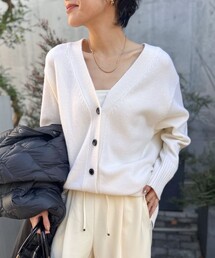 NOLLEY’S | ◇【WEB限定】カシミヤブレンド長めVネックカーディガン(スコッチ釦) 24AW(カーディガン/ボレロ)
