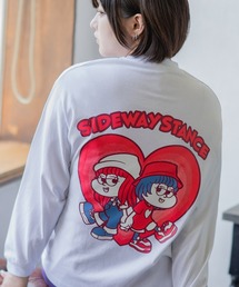 【SIDEWAY STANCE】オリジナル グラフィック プリント レディース ロンT