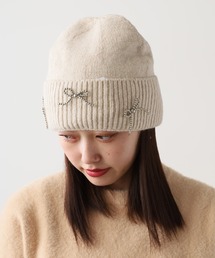 ROOPTOKYO | ビーズリボンニットビーニー(ニットキャップ/ビーニー)
