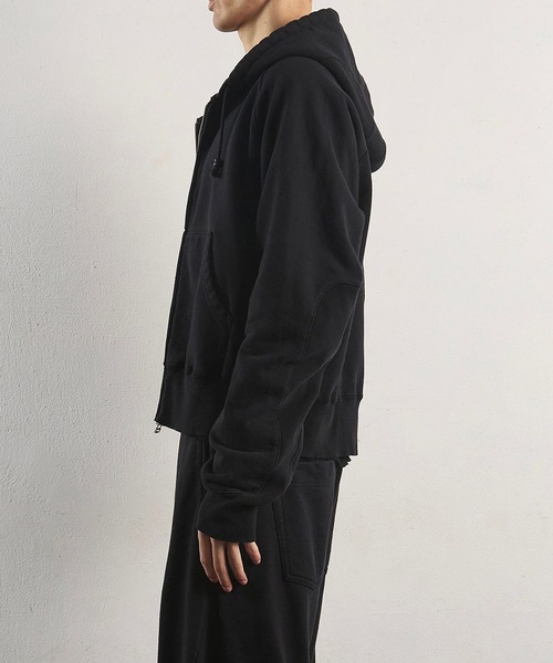 NVRFRGT ジップパーカー NVRFRGT - 【24AW】パネルデザイン ジップアップ パーカー