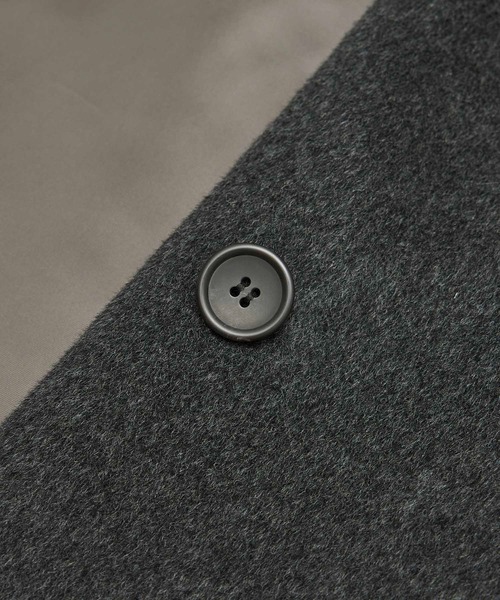 ROPE'（ロペ）の「プレミアムカシミヤ ロングコート（ステンカラーコート・レディース・オフホワイト/ブラウン/ブラック/グレー・36/40/38/34）」の7枚目の写真