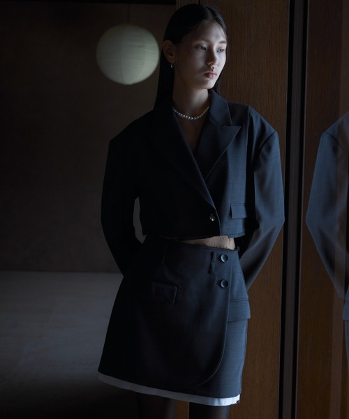 JOSE MOON（ジョゼムーン）の「CARVING WOOLBLEND SHORTJACKET