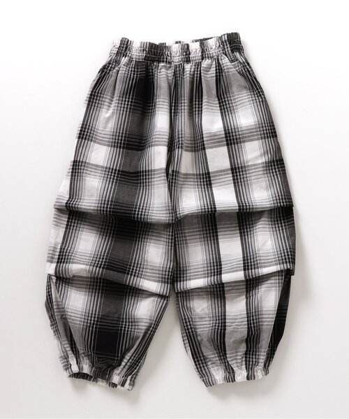 BREEZE（ブリーズ）の「【BREEZE NEW JACK】総柄パラシュートパンツ（その他パンツ・キッズ・カーキ/チェック・90/100/110/120/130/140/150/160）」の4枚目の写真