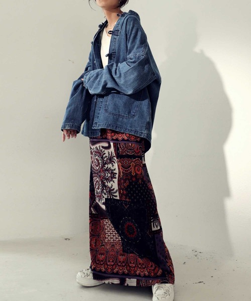 antiqua（アンティカ）の「【tree cafe】デニムジャケット（デニムジャケット・メンズ・ブルー・FREE）」の2枚目の写真