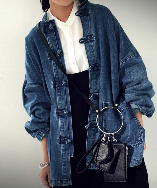 antiqua（アンティカ）の「【tree cafe】デニムジャケット（デニムジャケット・メンズ・ブルー・FREE）」の7枚目の写真