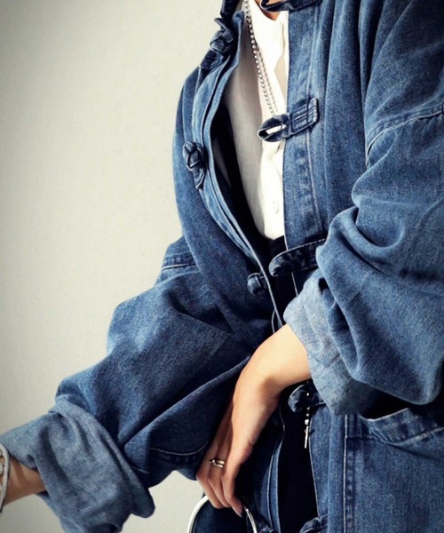 antiqua（アンティカ）の「【tree cafe】デニムジャケット（デニムジャケット・メンズ・ブルー・FREE）」の8枚目の写真