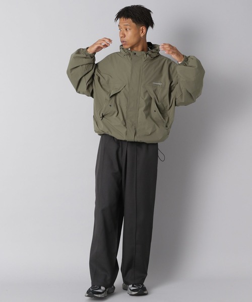 NUMERALS（ヌメラルズ）の「【NUMERALS】ショートマウンテンパーカー（マウンテンパーカー・メンズ・カーキ/ブラック/チャコール/ネイビー・LARGE/MEDIUM）」の8枚目の写真