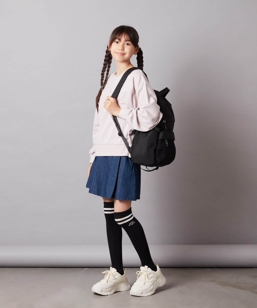 a.v.v（アーヴェヴェ）の「[KIDS]【大容量/修学旅行/林間学校】ナイロンリュック（バックパック/リュック・キッズ・ブラック・120）」の19枚目の写真