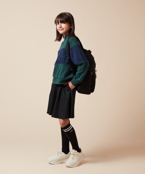 a.v.v（アーヴェヴェ）の「[KIDS]【大容量/修学旅行/林間学校】ナイロンリュック（バックパック/リュック・キッズ・ブラック・120）」の5枚目の写真