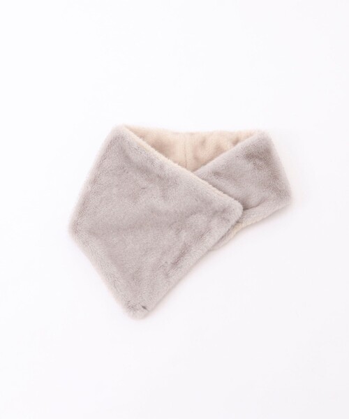 NOLLEY’S（ノーリーズ）の「エコファーアシメリバーシブルティペット（ストール/ショール・レディース・グレー系その他・FREE）」の15枚目の写真