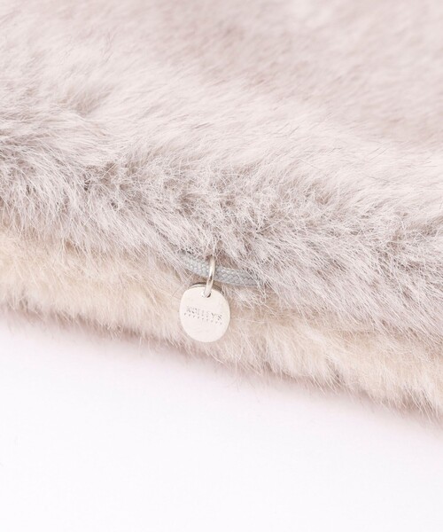 NOLLEY’S（ノーリーズ）の「エコファーアシメリバーシブルティペット（ストール/ショール・レディース・グレー系その他・FREE）」の18枚目の写真