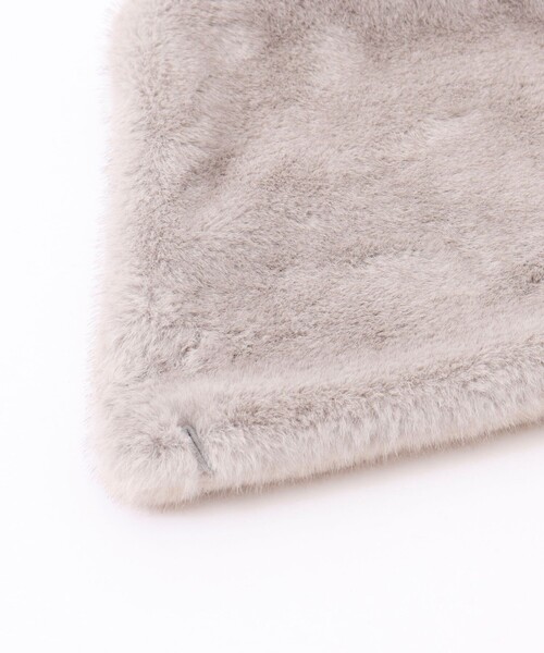 NOLLEY’S（ノーリーズ）の「エコファーアシメリバーシブルティペット（ストール/ショール・レディース・グレー系その他・FREE）」の19枚目の写真