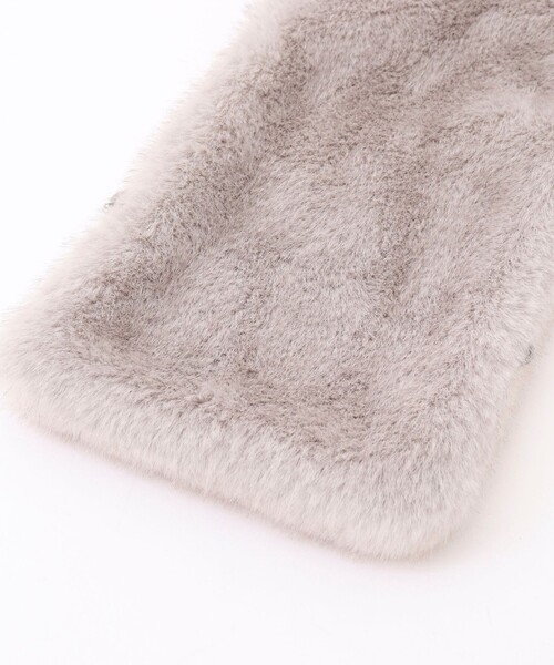 NOLLEY’S（ノーリーズ）の「エコファーアシメリバーシブルティペット（ストール/ショール・レディース・グレー系その他・FREE）」の11枚目の写真