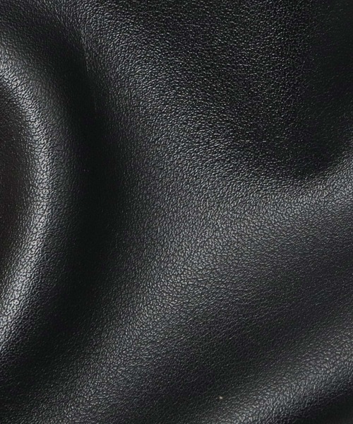 REGiSTA（レジスタ）の「スプリットレザー（牛床革） ウエストバッグ 大きめ（ボディバッグ/ウエストポーチ・メンズ・ブラック/ブラック系その他・FREE）」の9枚目の写真