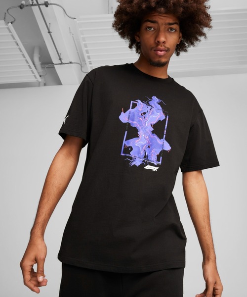 【セール】PUMA プーマ メンズ F1 ネオン エナジー 半袖 Tシャツ（Tシャツ/カットソー）｜PUMA（プーマ）