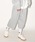 SUPERTHANKSiX[p[TNXj́ut[vgXFbg Nbvhpc/Flower sweat cropped wide trousersiXEFbgpcjvbAbVO[