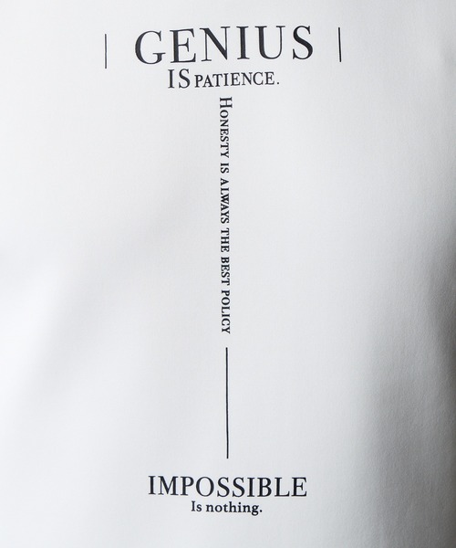 HIDEAWAYS NICOLE（ハイダウェイニコル）の「ストレッチポンチロゴプリント長袖Tシャツ（Tシャツ/カットソー・メンズ・オフホワイト/ブラック・MEDIUM/LARGE/X-LARGE）」の11枚目の写真